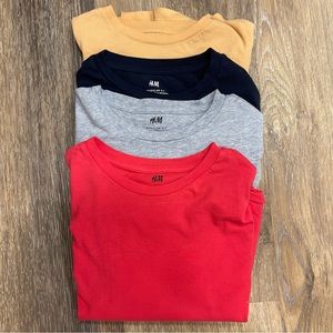 Bundle of 4 H&M Short Sleeve T Shirts